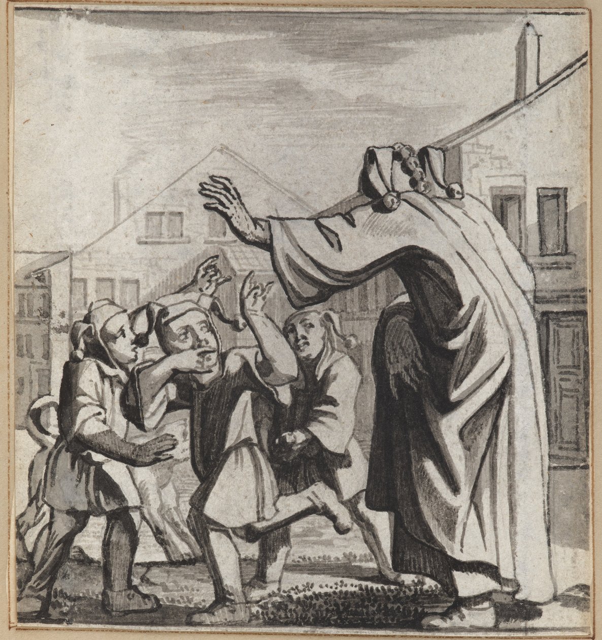 Fjolsen, der blander sig med børnehænder af Wilhelm Stettler