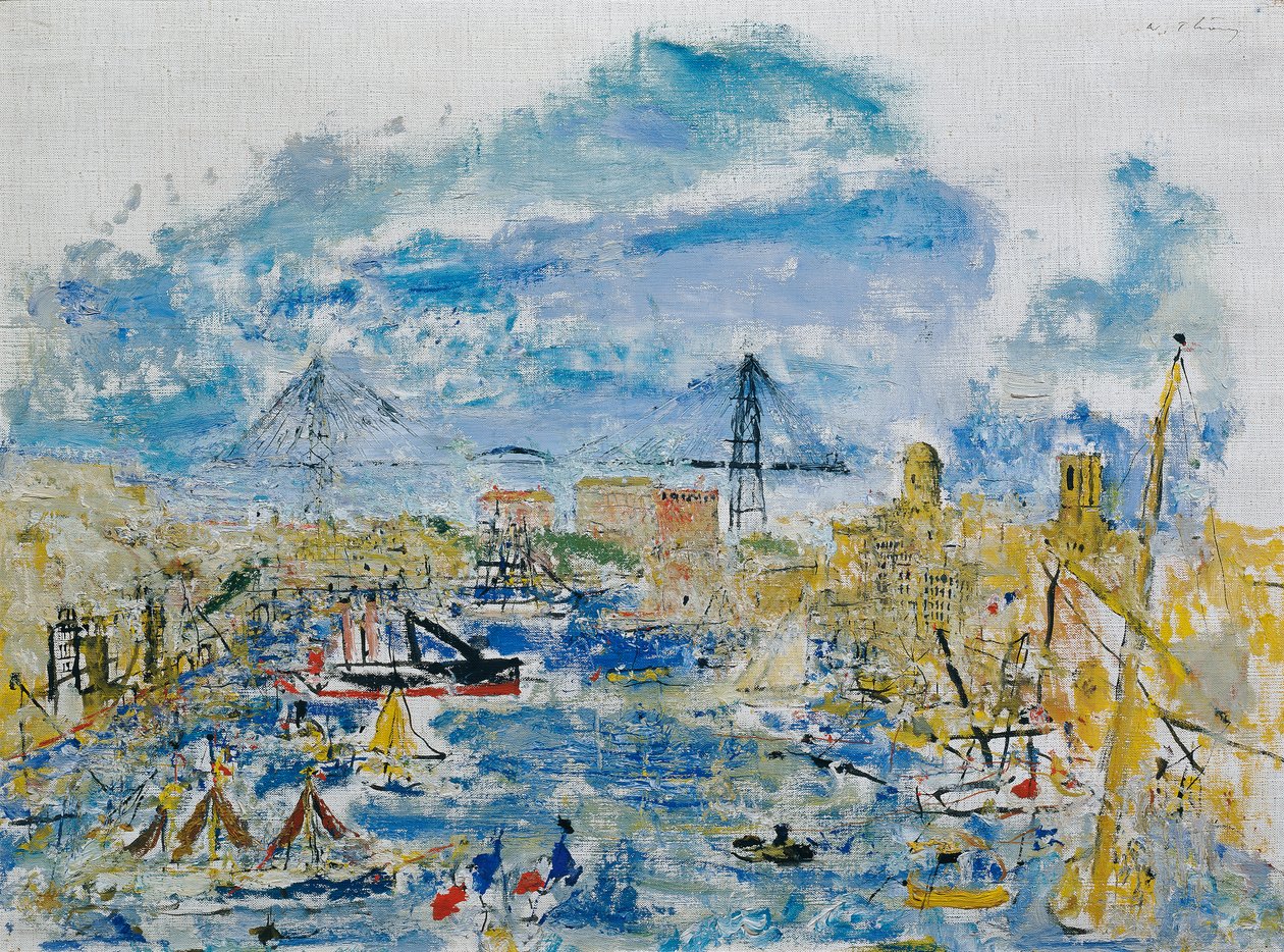 Marseilles havn af Wilhelm Thöny