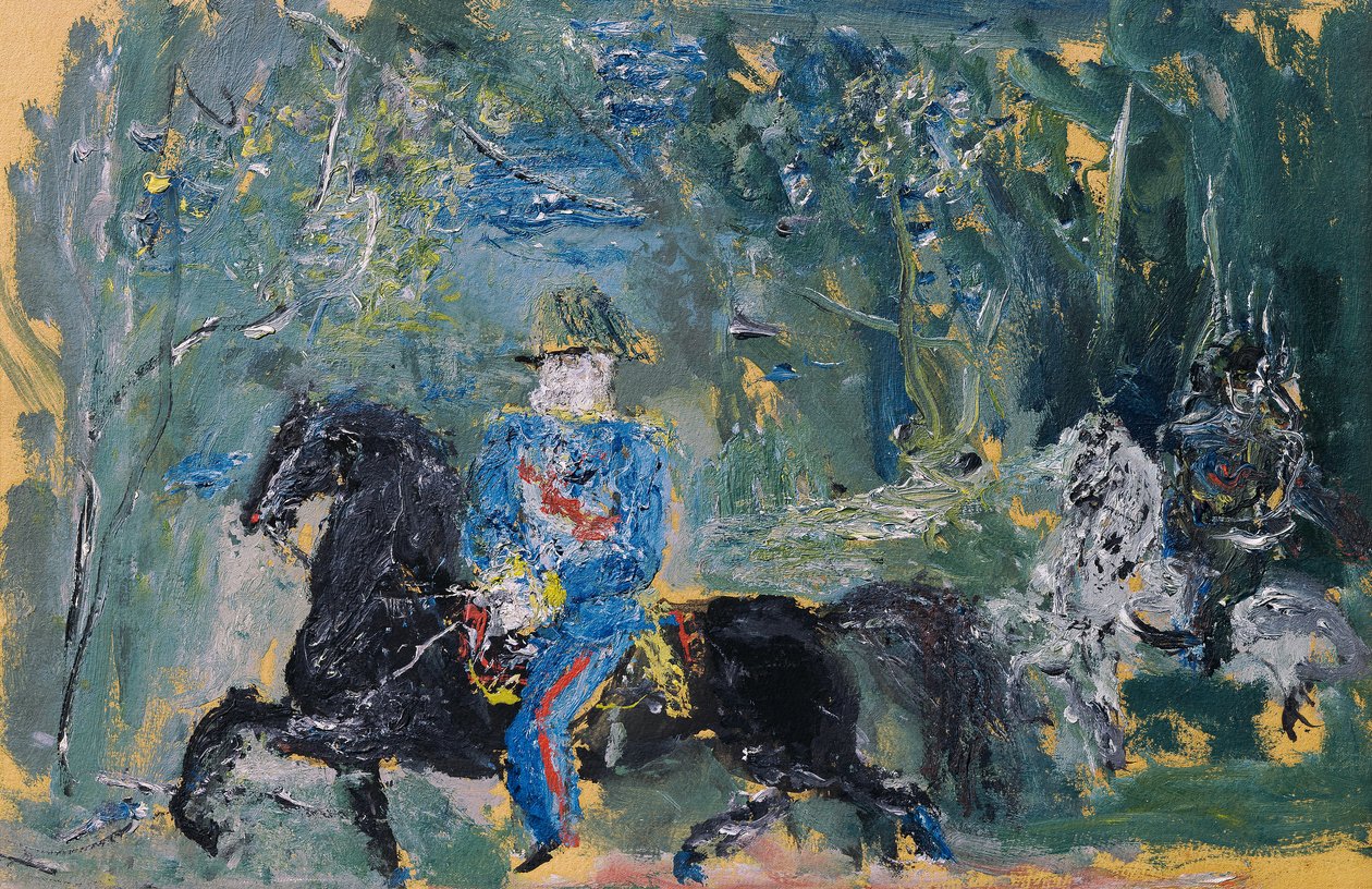 Kaiser Franz Joseph i Wiener Prater af Wilhelm Thöny