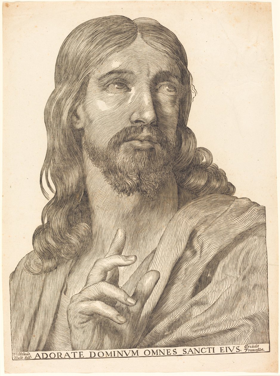 Kristus i halvlængde af Wilhelm Traut