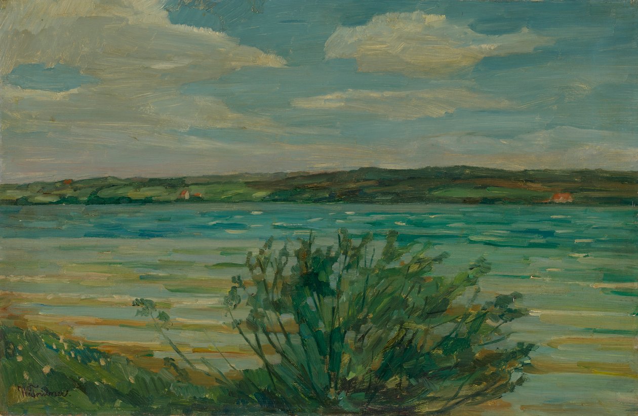 Ved Starnberg Sø af Wilhelm Trübner