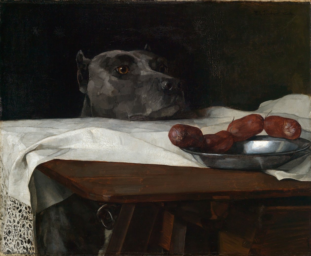 Cæsar ved Rubicon af Wilhelm Trübner