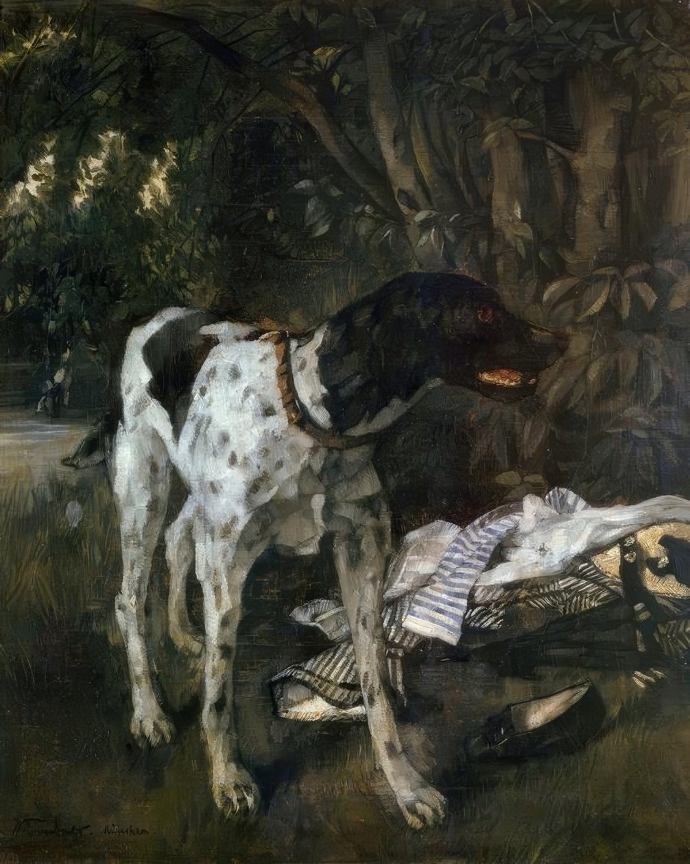 Vagten af Wilhelm Trübner