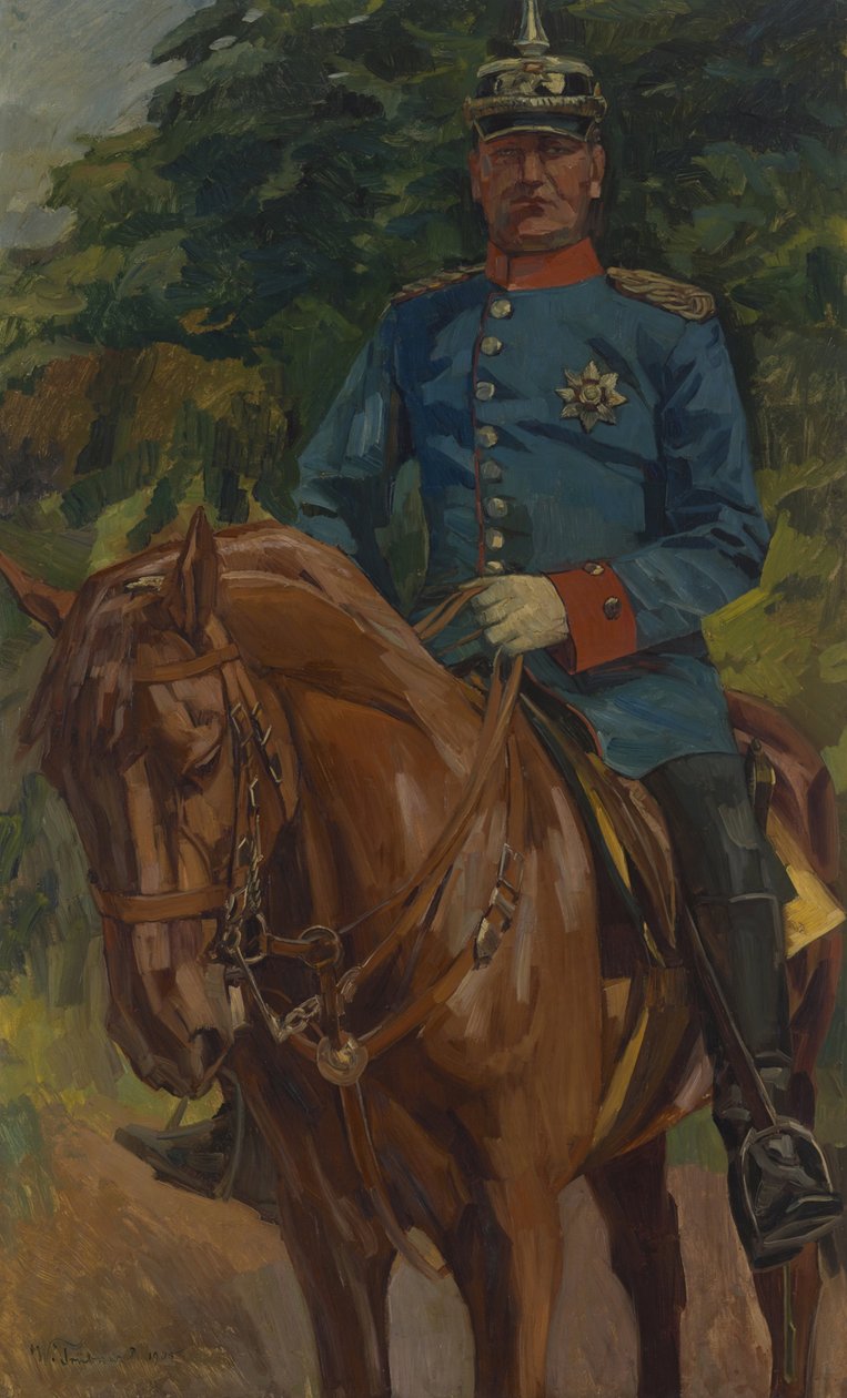 rytterportræt af Wilhelm Trübner