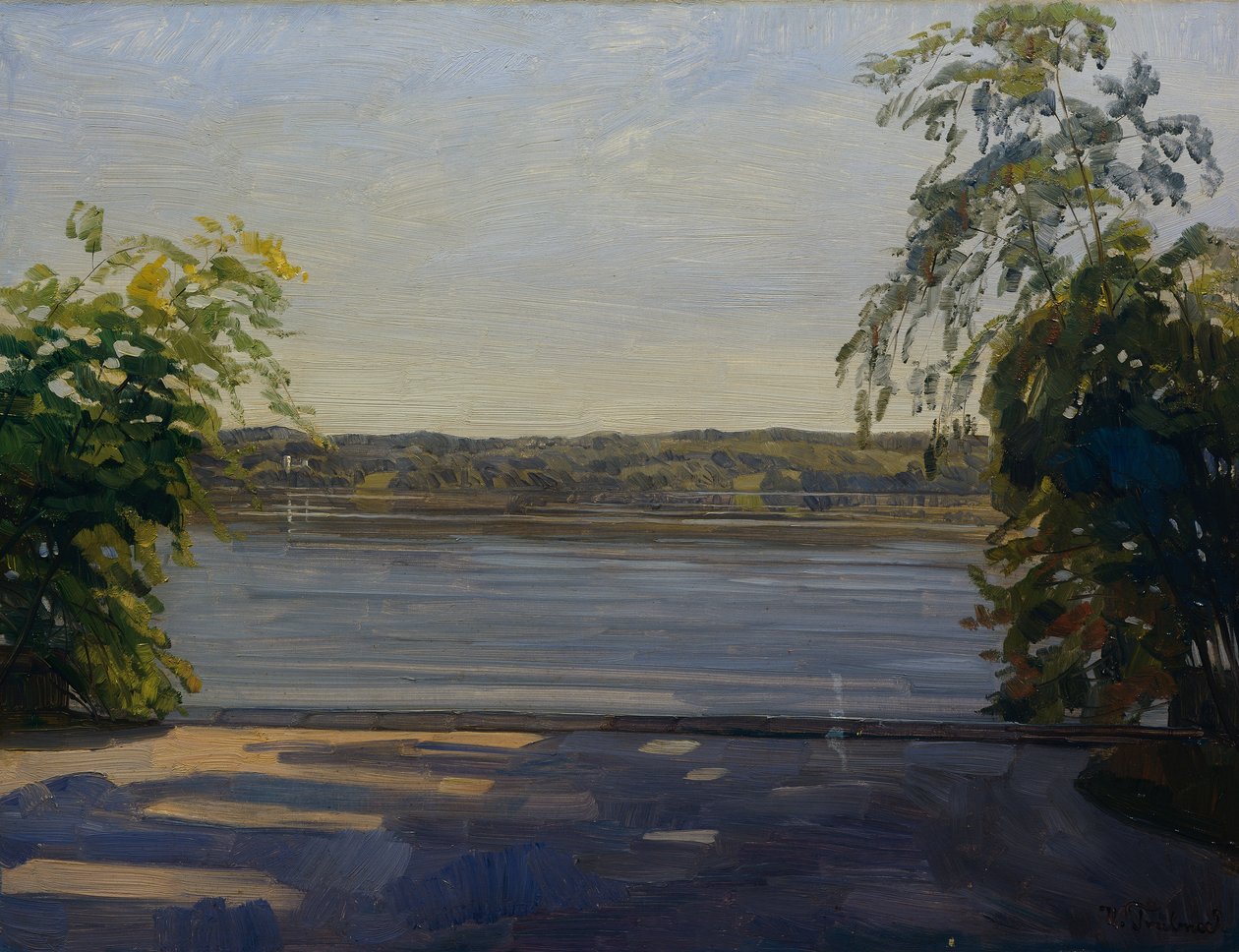 Starnberger See af Wilhelm Trübner