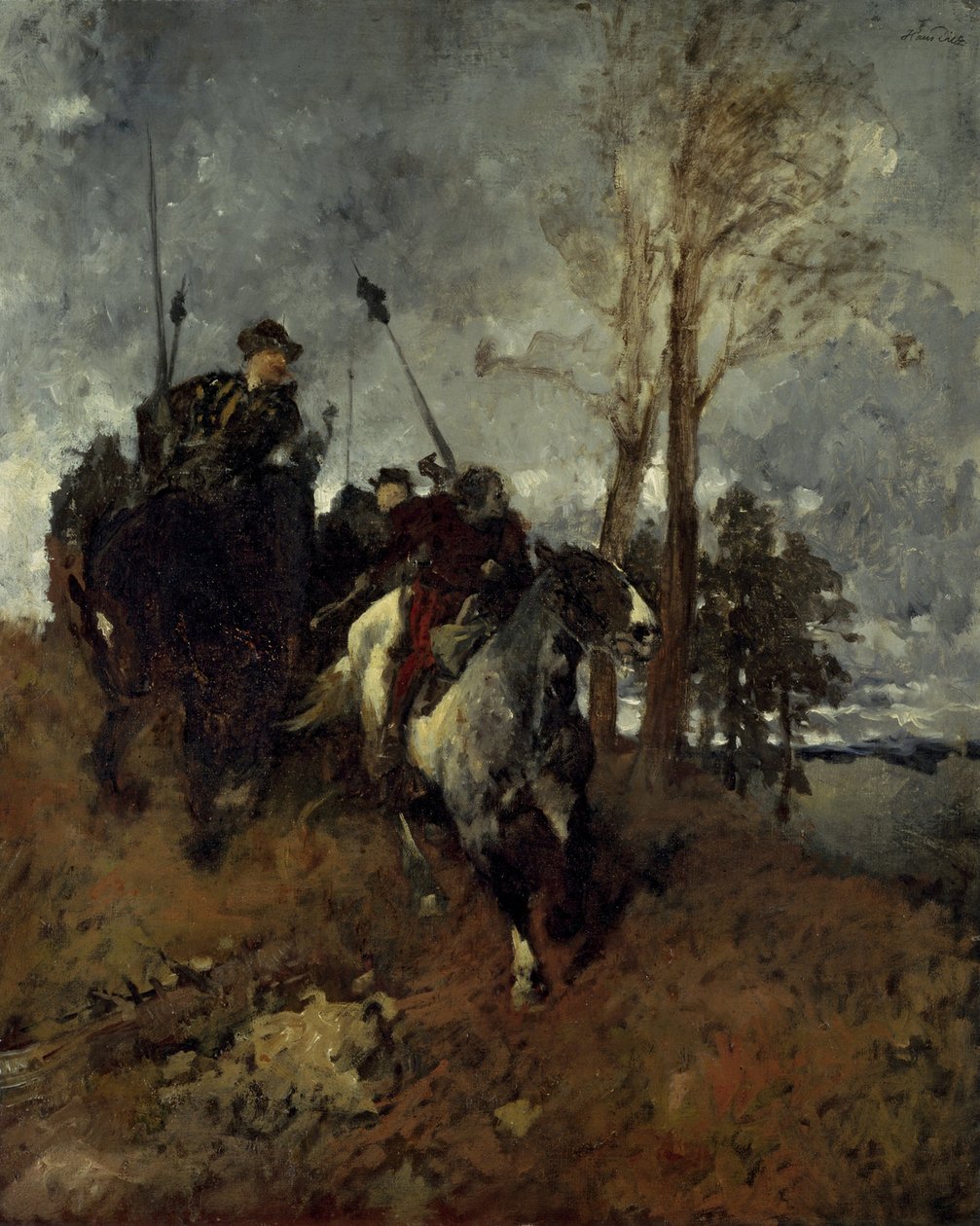 bush ridder af Wilhelm Von Diez