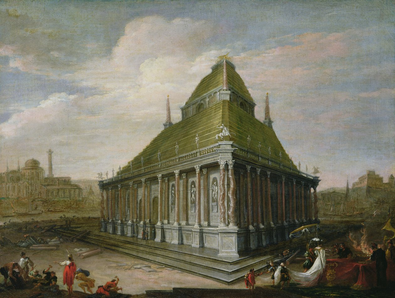 Verdens syv vidundere: Mausoleet ved Halicarnassus af Wilhelm van Ehrenberg
