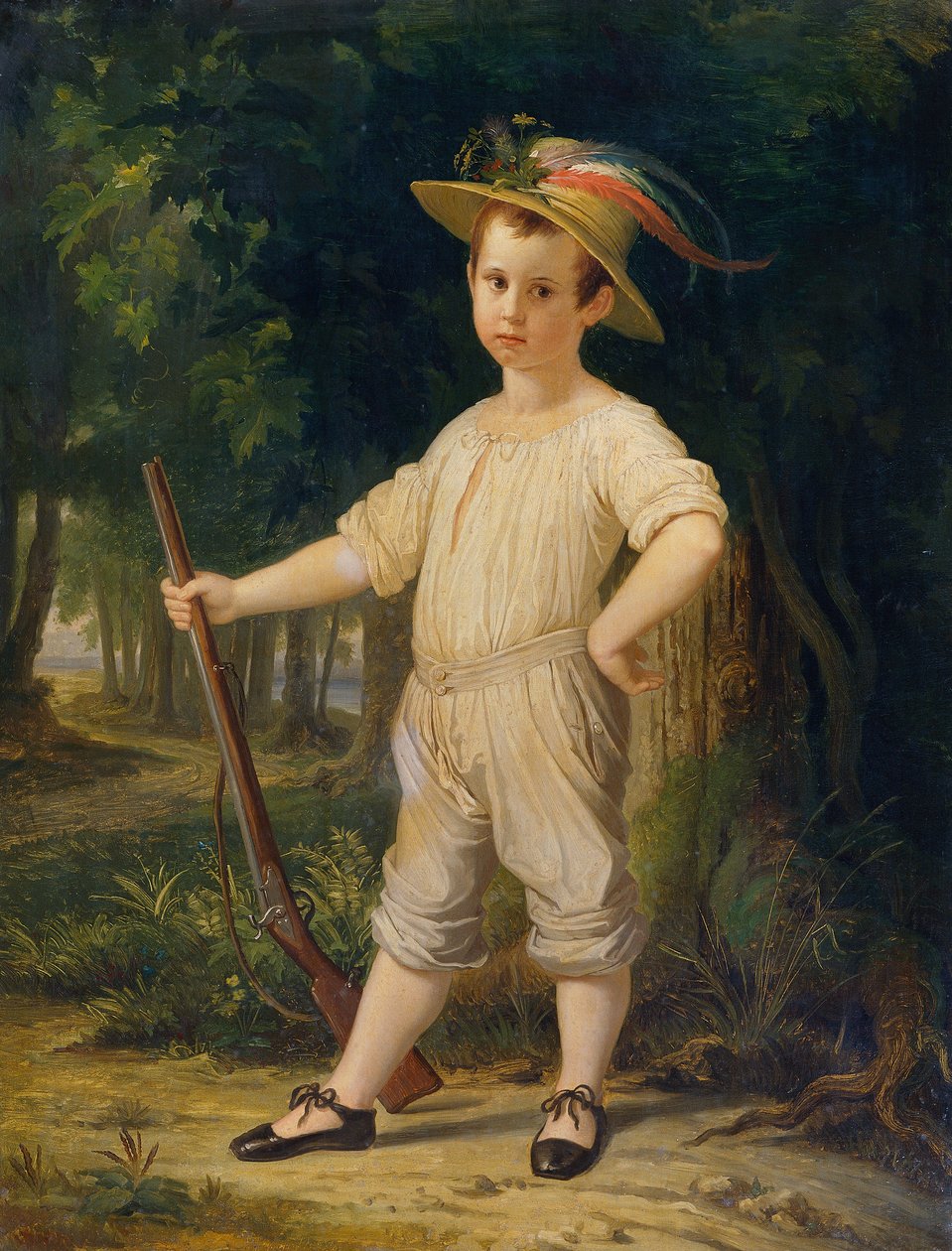 Den lille bonde (Den lille jæger) af Wilhelm von Kaulbach