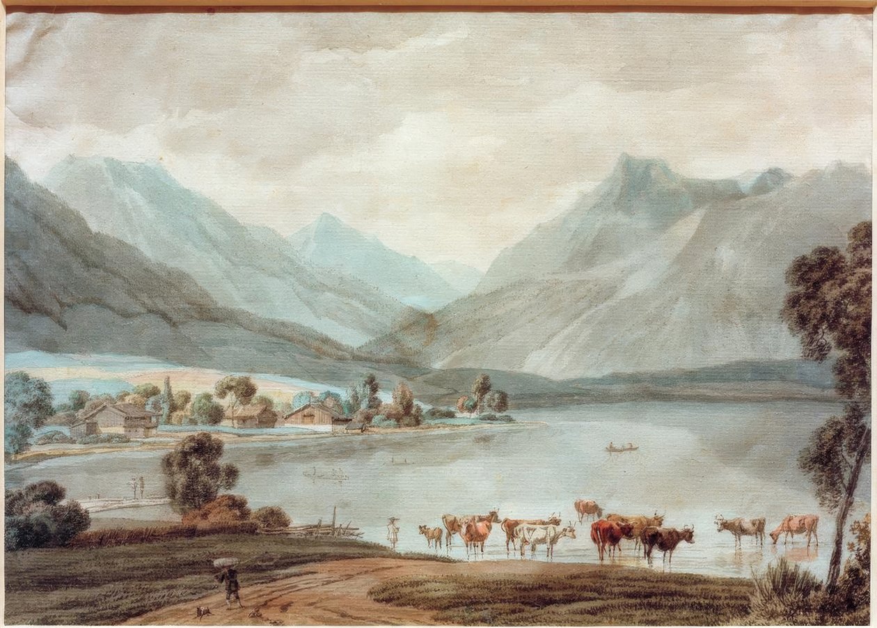 Schliersee af Wilhelm von Kobell