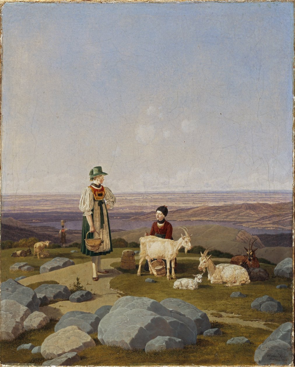 Tysk: Auf der Geisalm På Geisalm af Wilhelm von Kobell