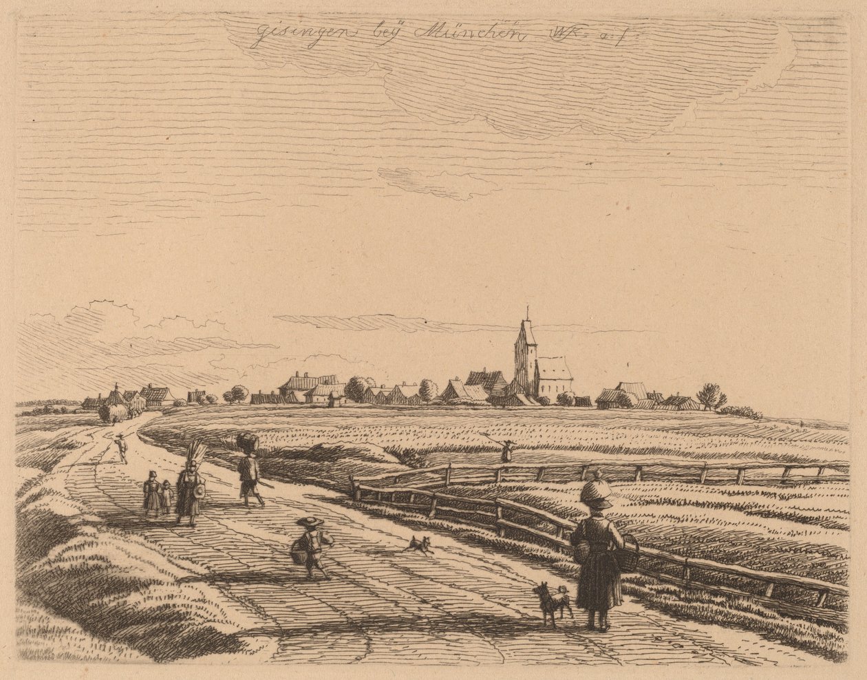 Giesing af Wilhelm von Kobell
