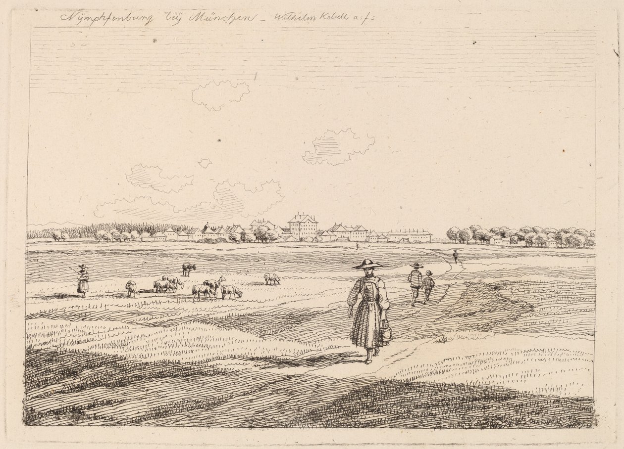 Nymphenburg af Wilhelm von Kobell