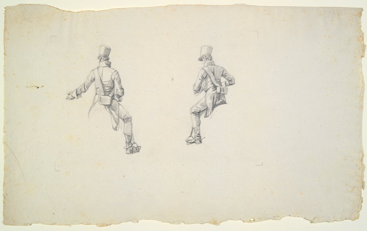 Studie af en østrigsk husar af Wilhelm von Kobell