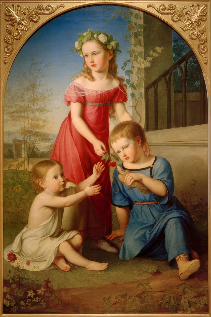 Schöning børnene af Friedrich Wilhelm von Schadow
