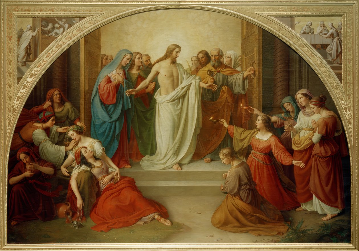 W. v. Schadow, De kloge og tåbelige jomfruer af Friedrich Wilhelm von Schadow