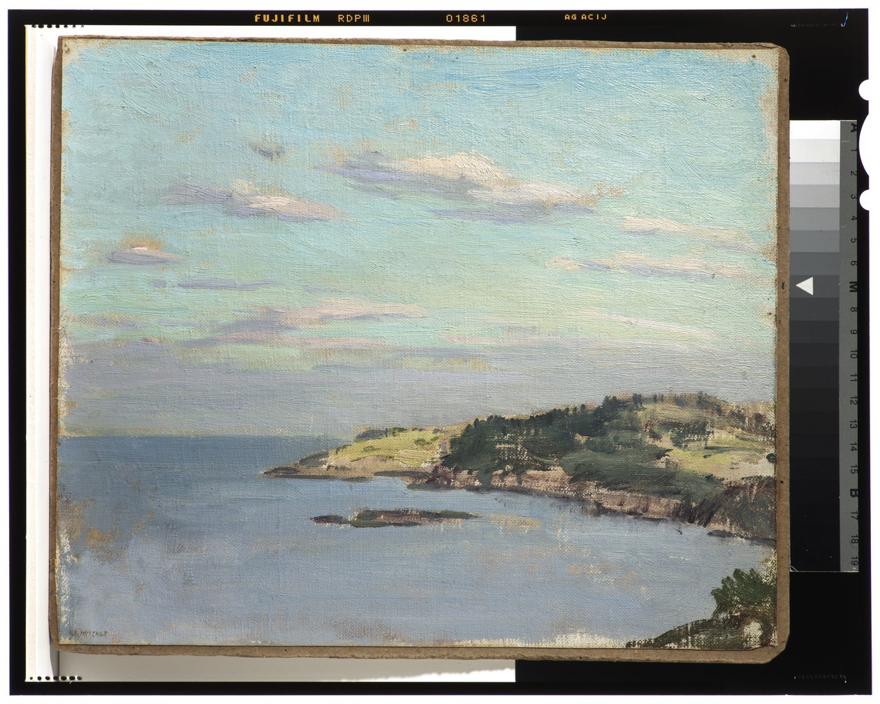 Marine skitse, 1908 af Willard Leroy Metcalf