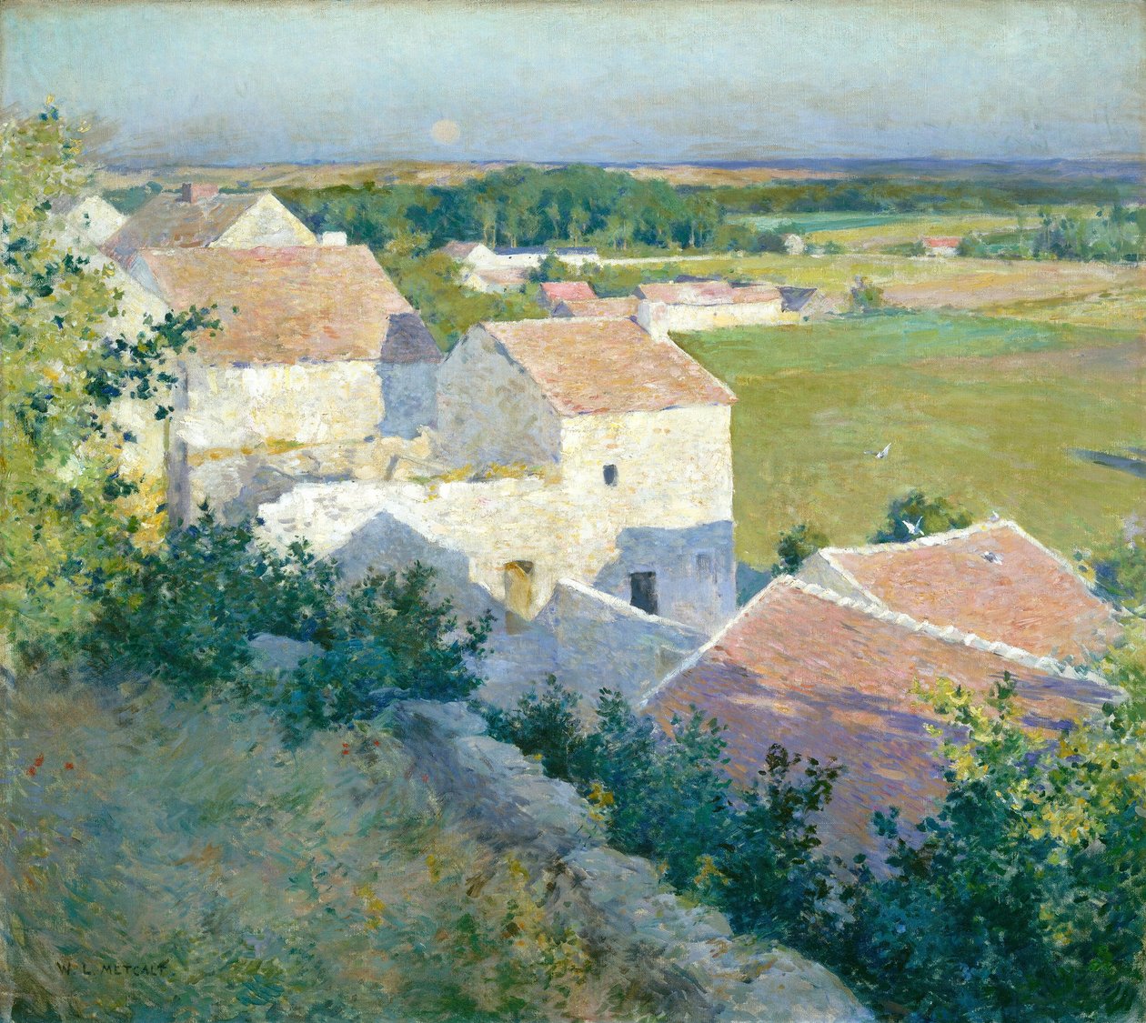 Midsommer Twilight af Willard Leroy Metcalf