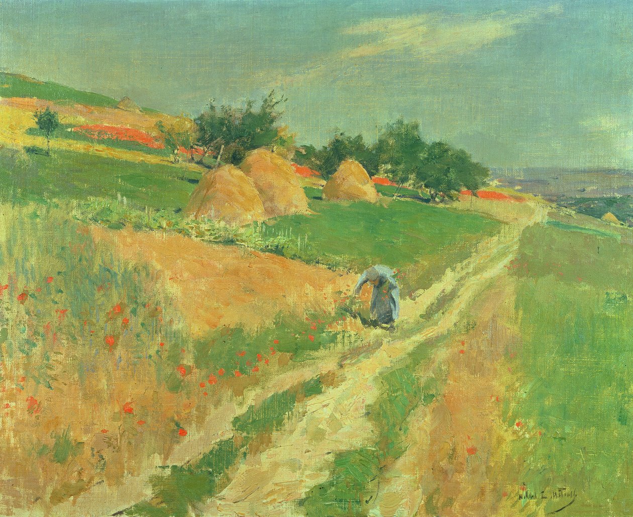 Pluk vilde blomster af Willard Leroy Metcalf