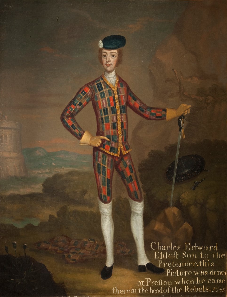 Prins Charles Edward Stuart, Søn af den gamle Pretender, 1745 af Willem Verelst