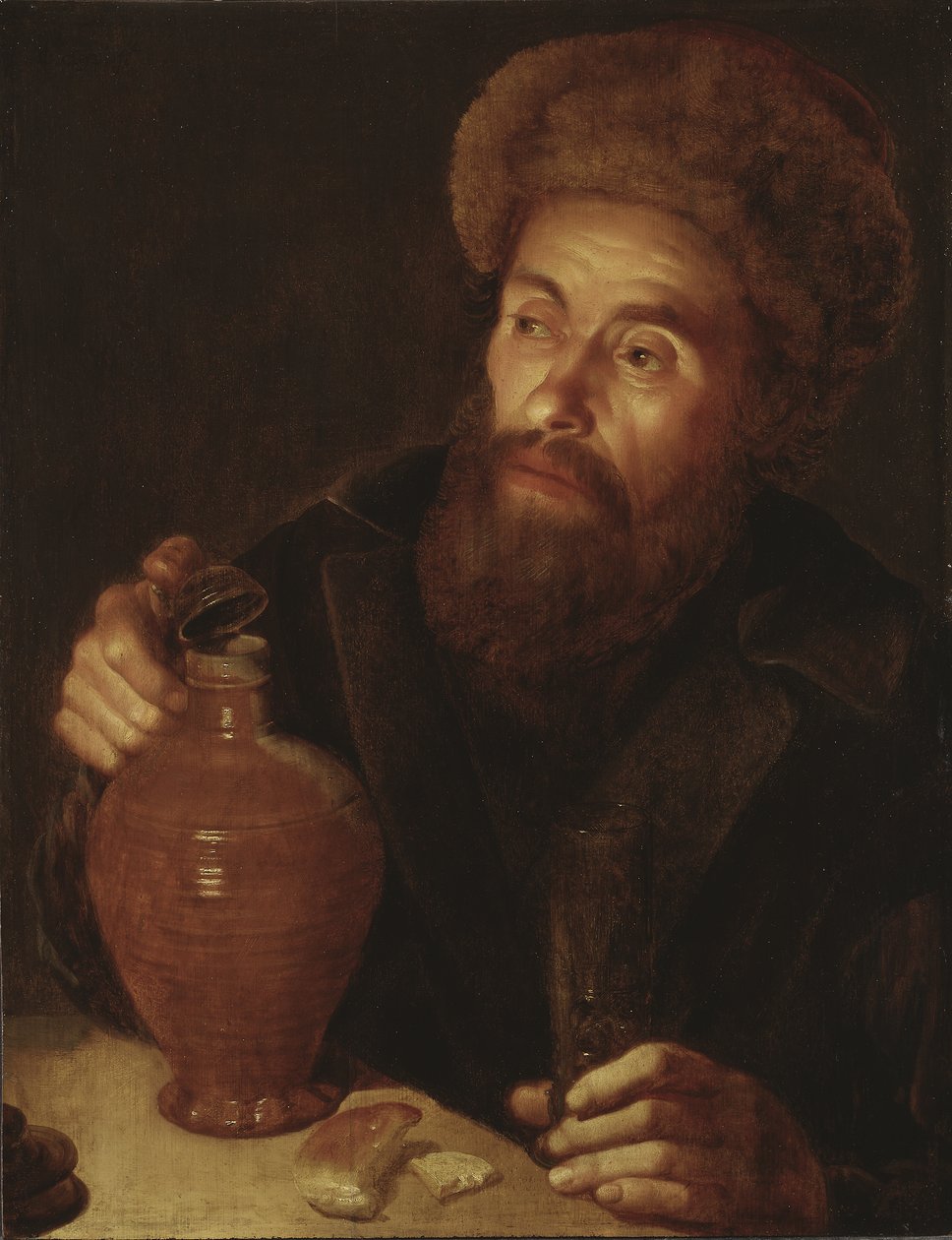 Gammel mand med en kande af Willem van der Vliet