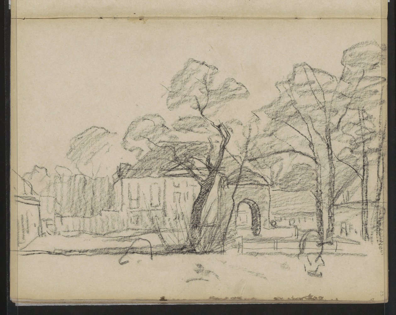 Udsigt over hus Diepenheim af Willem Arnoldus Witsen