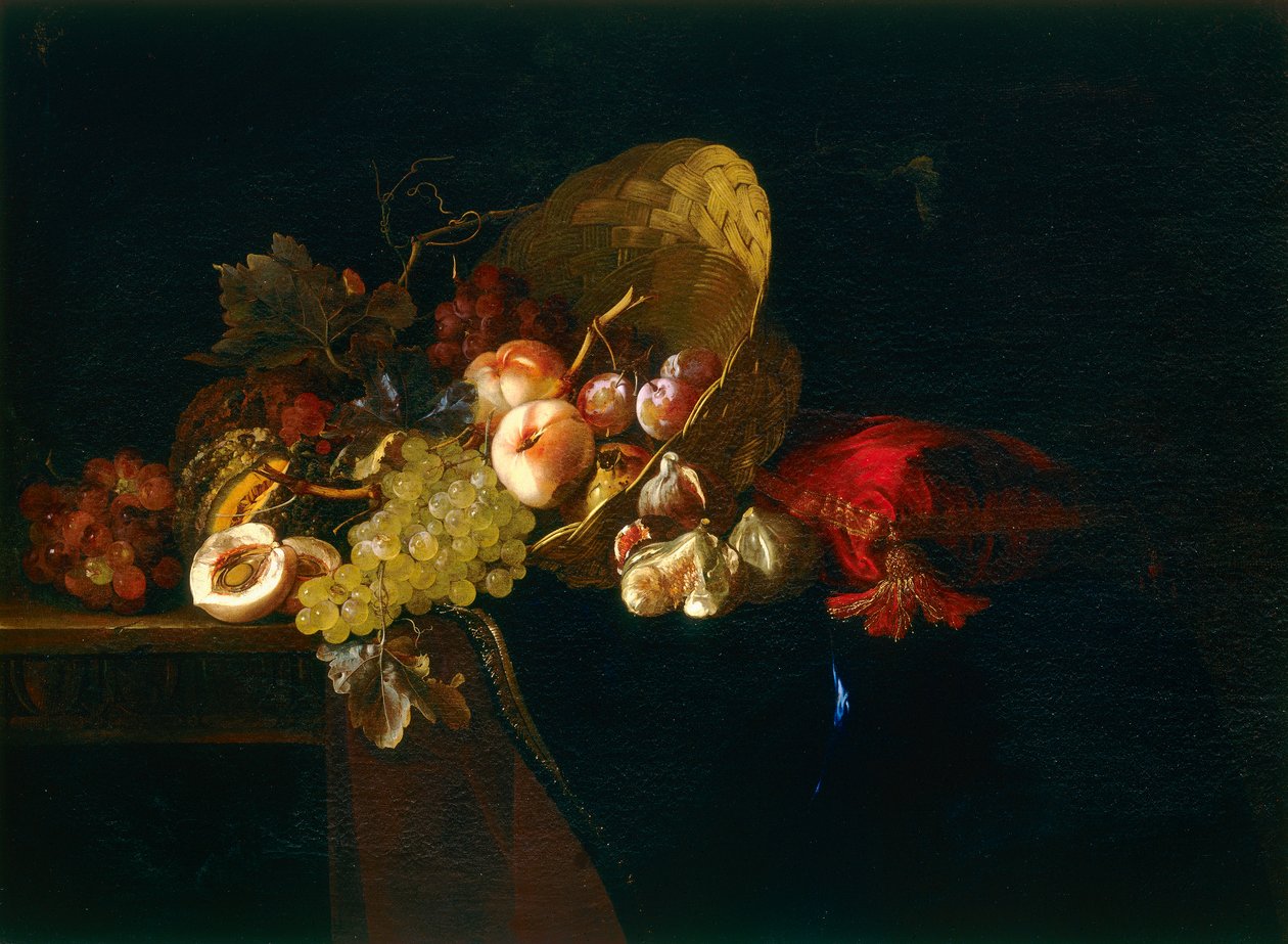 Stilleben af frugt af Willem van Aelst