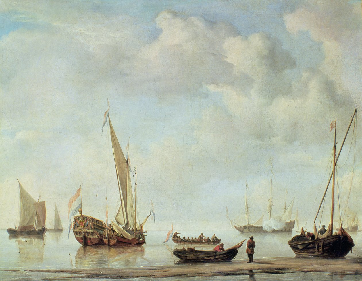 Forsendelse i ro af Willem van de Velde