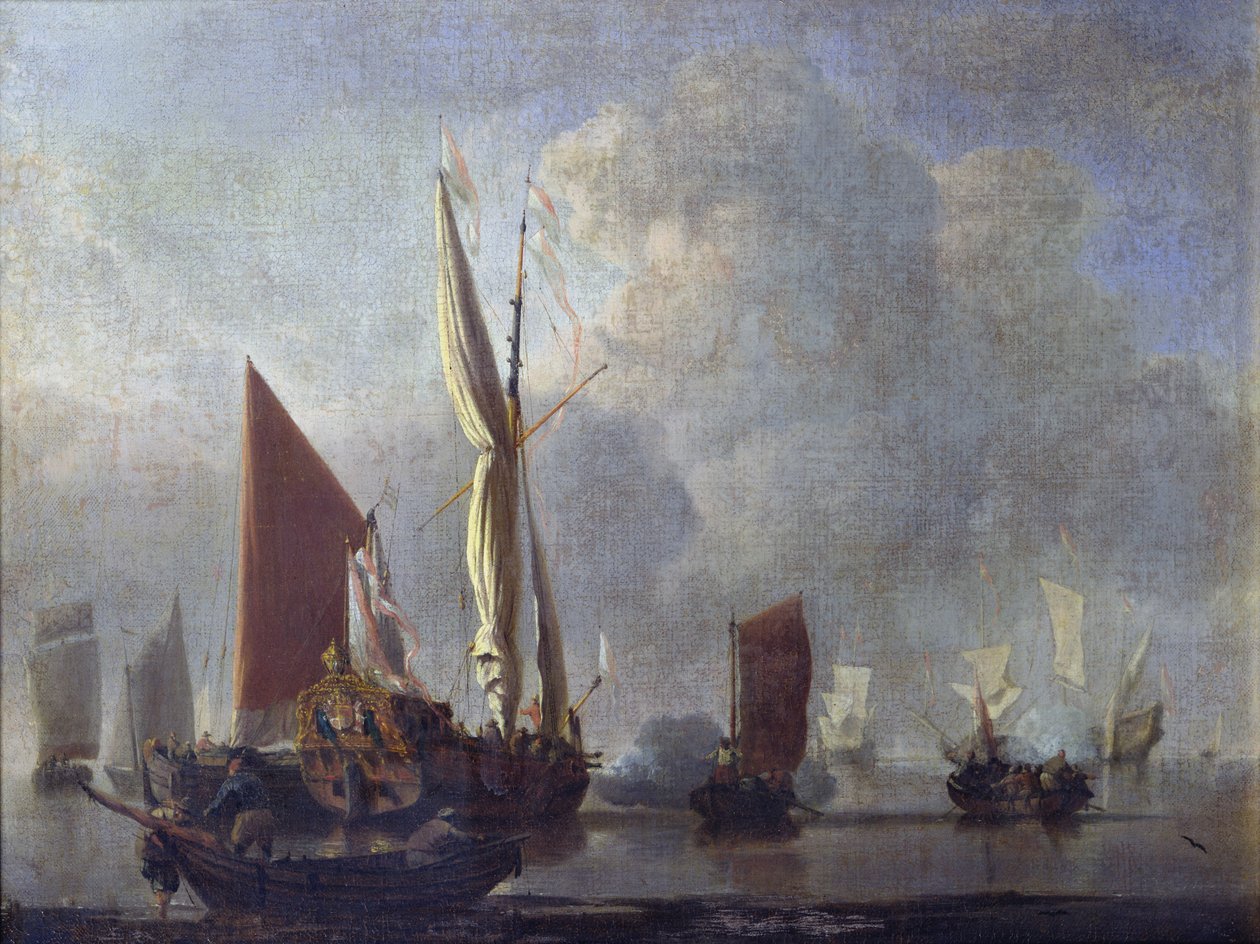 Søslag af Willem van de Velde the Younger