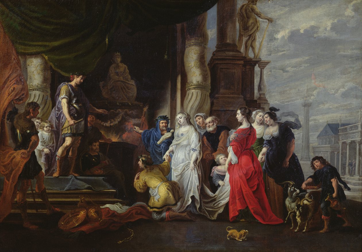 Scipios kontinens (237-183 f.Kr.) af Willem van the Elder Herp