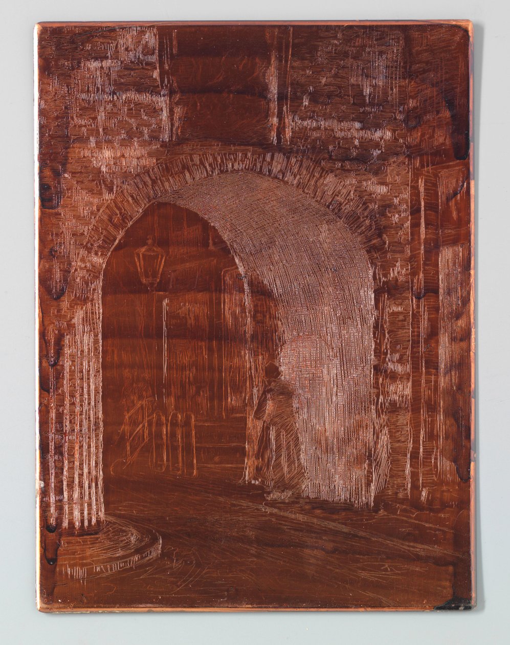 Fængselsporten i Haag til restaureringen af Willem Adrianus Grondhout (signed by artist)