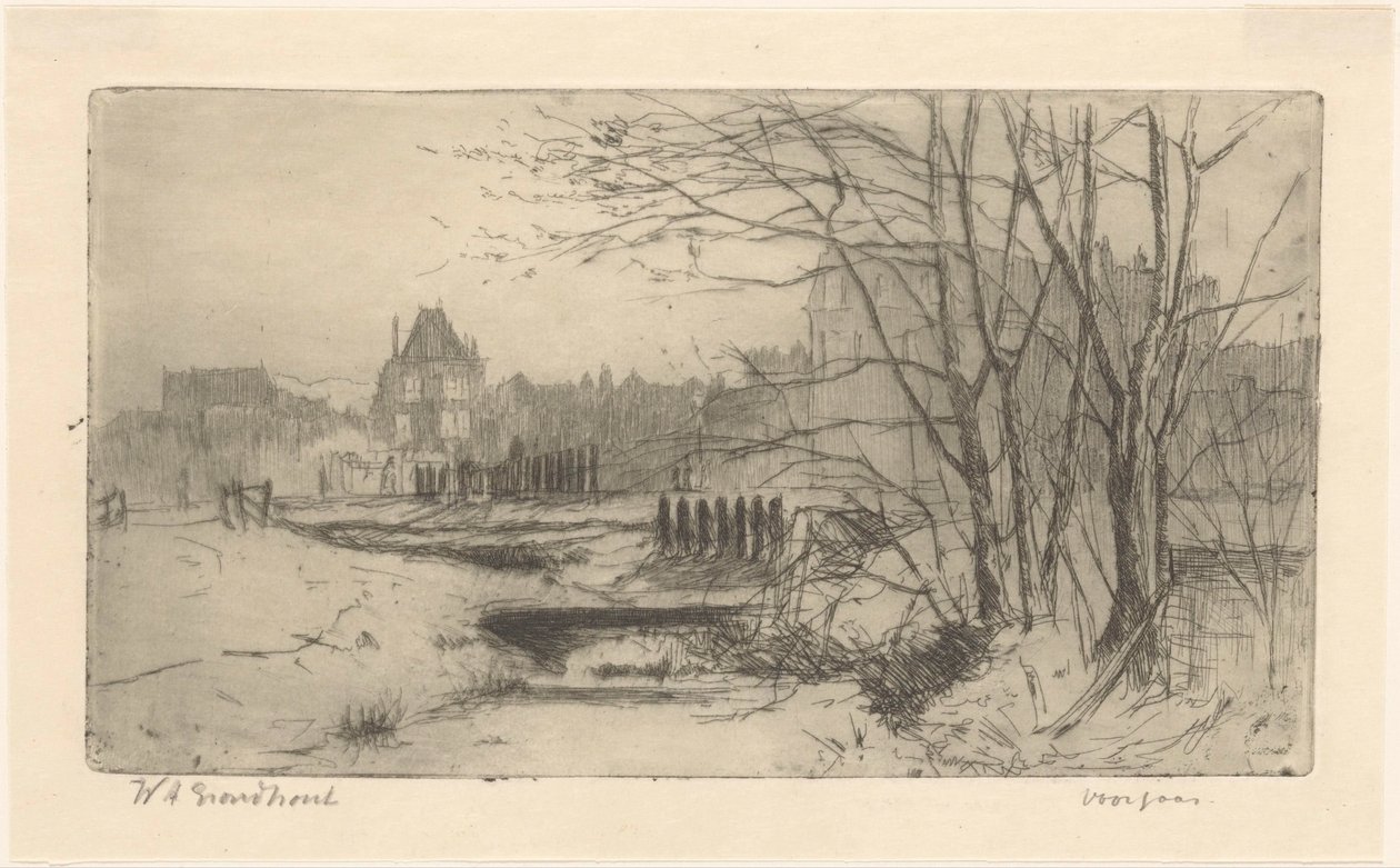Spring (original titel på objekt) af Willem Adrianus Grondhout (signed by artist)