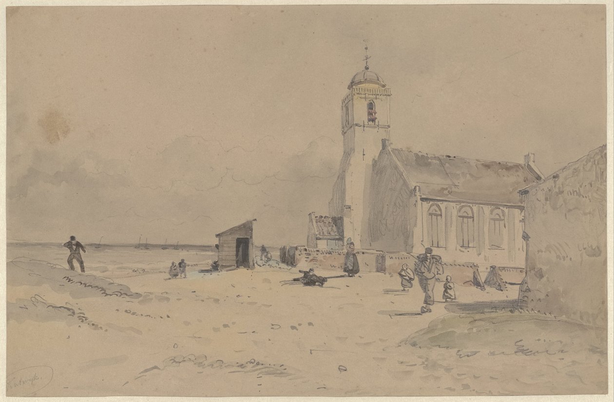 Katwijk af Willem Anthonie van Deventer