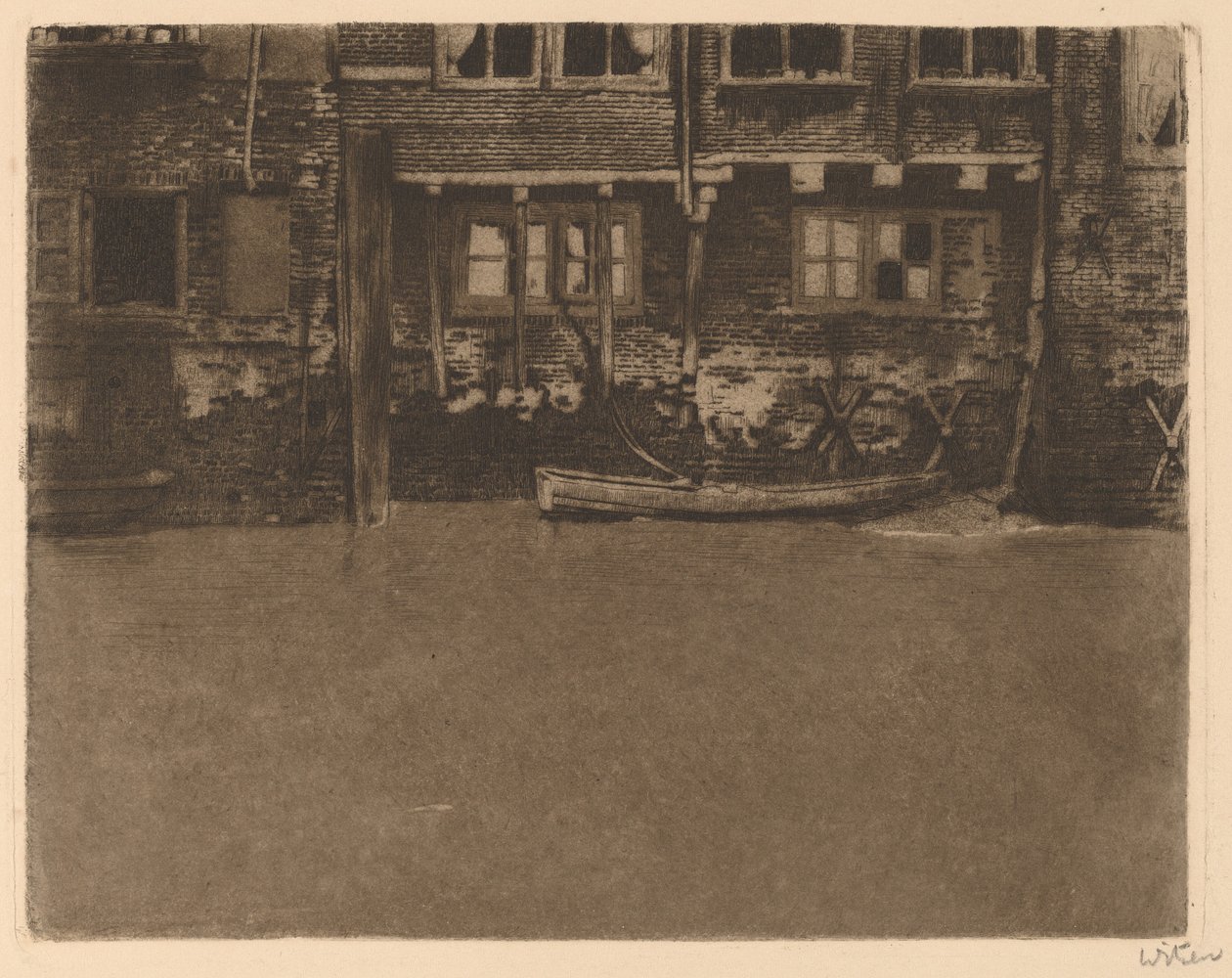 Voorstraatshaven, Dordrecht af Willem Arnold Witsen