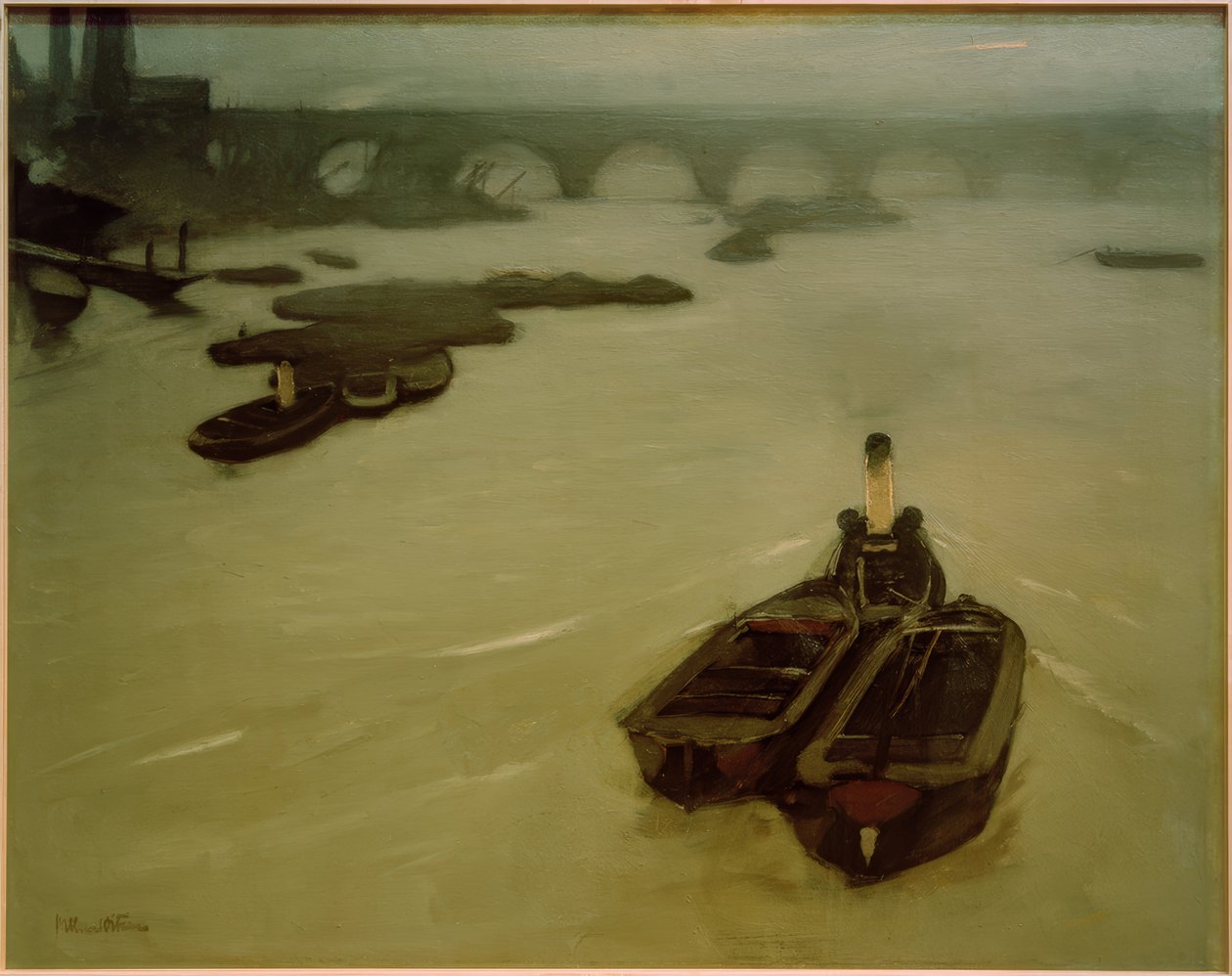 Themsen i London af Willem Arnoldus Witsen