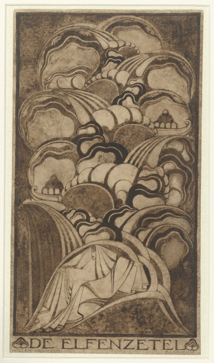 De Elfenzetel (original titel på objekt) af Willem Arondéus (signed by artist)