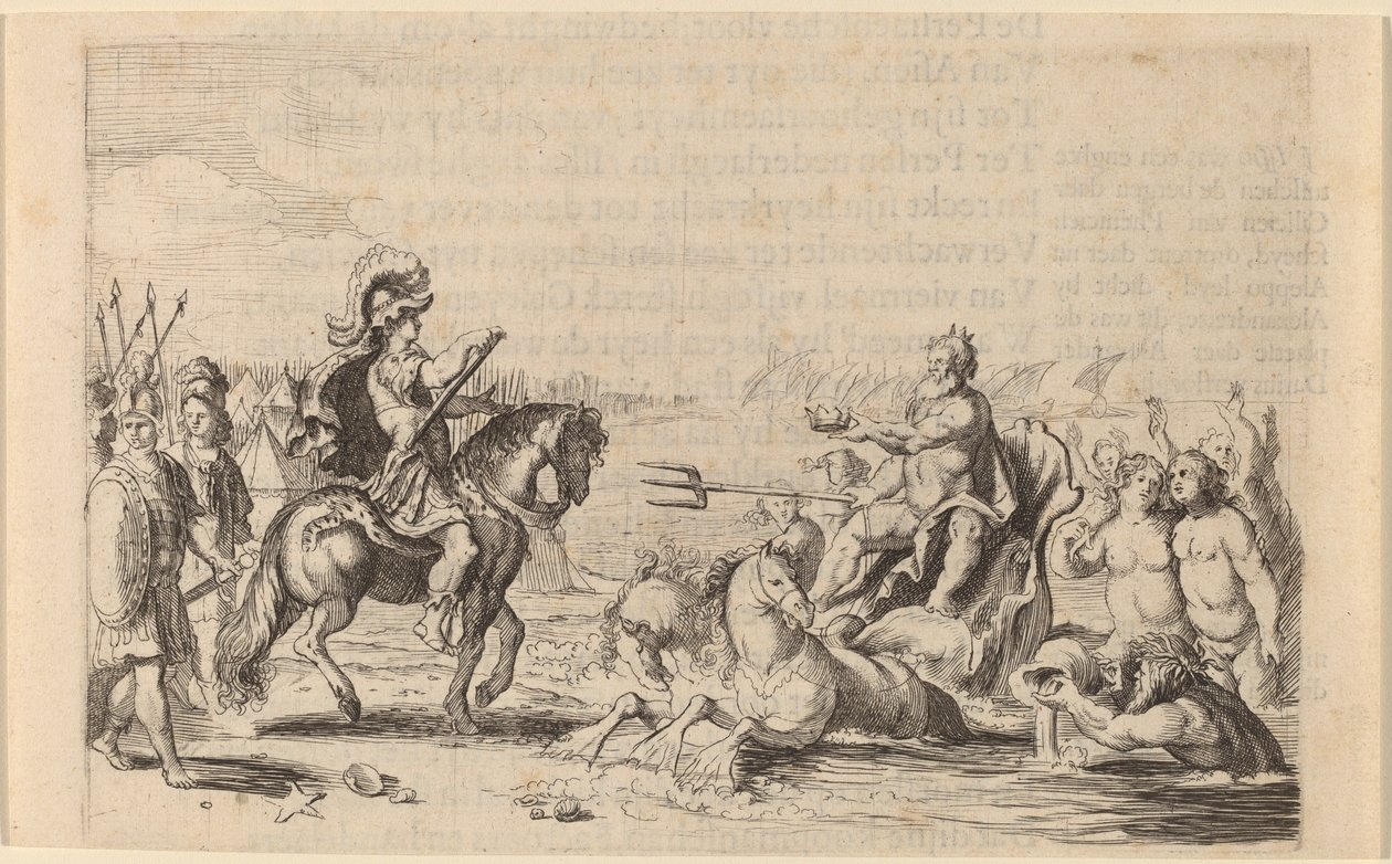 Alexander den Store og Neptun, 1634. af Willem Basse