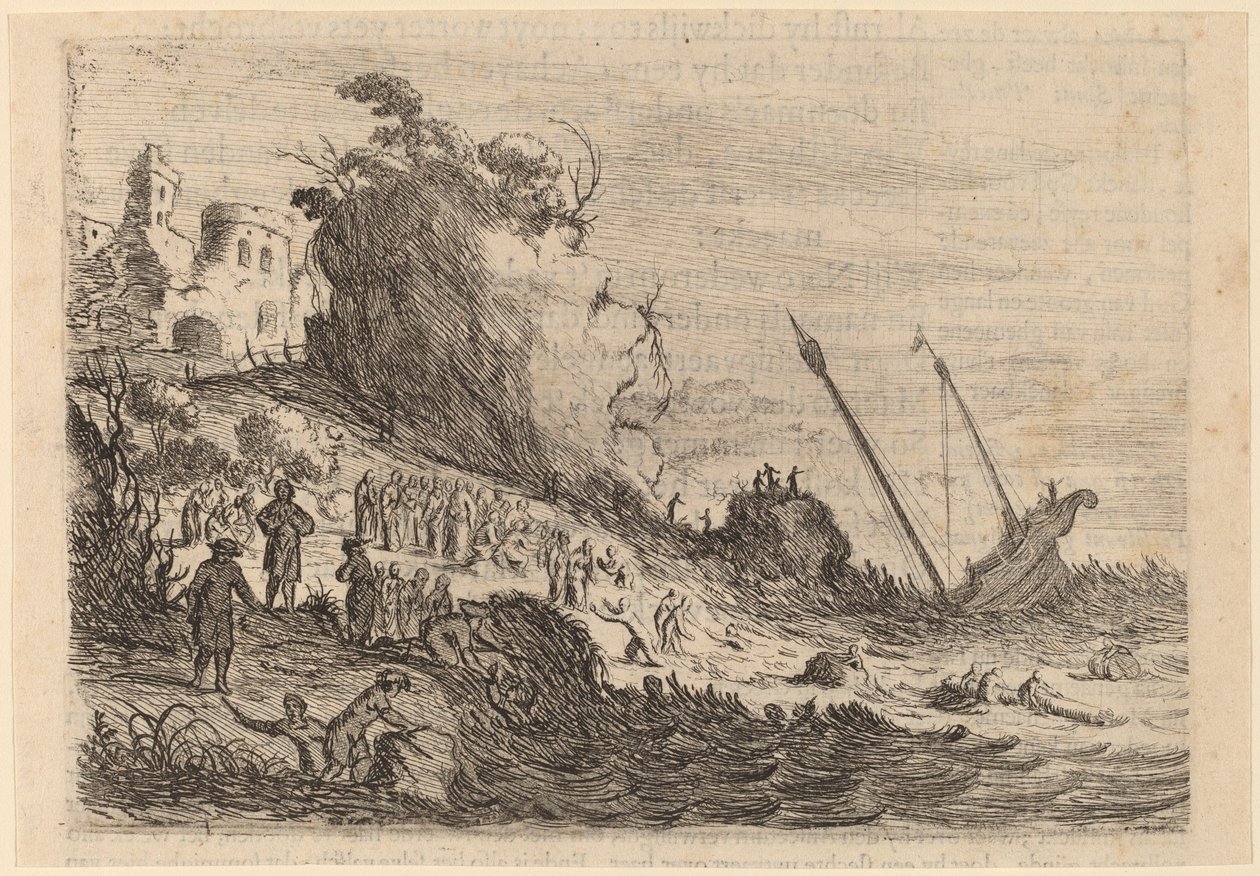 Saint Paul forliste på øen Malta af Willem Basse