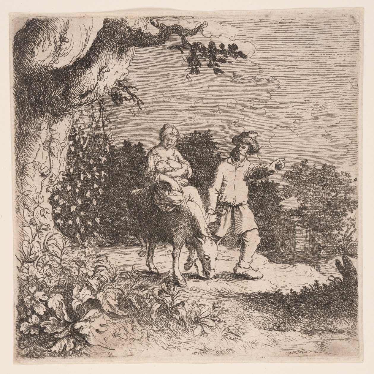 Flugten til Egypten af Willem Basse