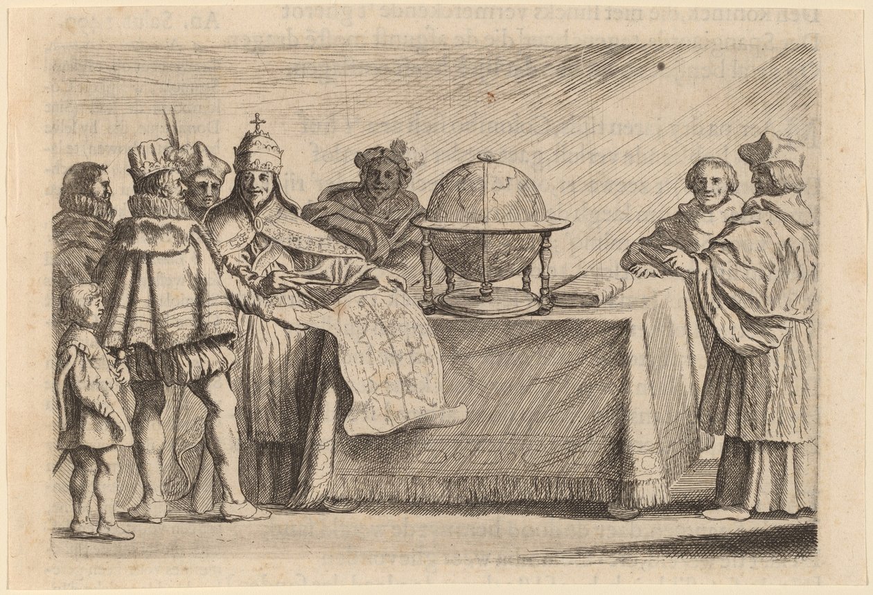 Opdelingen af kloden mellem Spanien og Portugal af Willem Basse