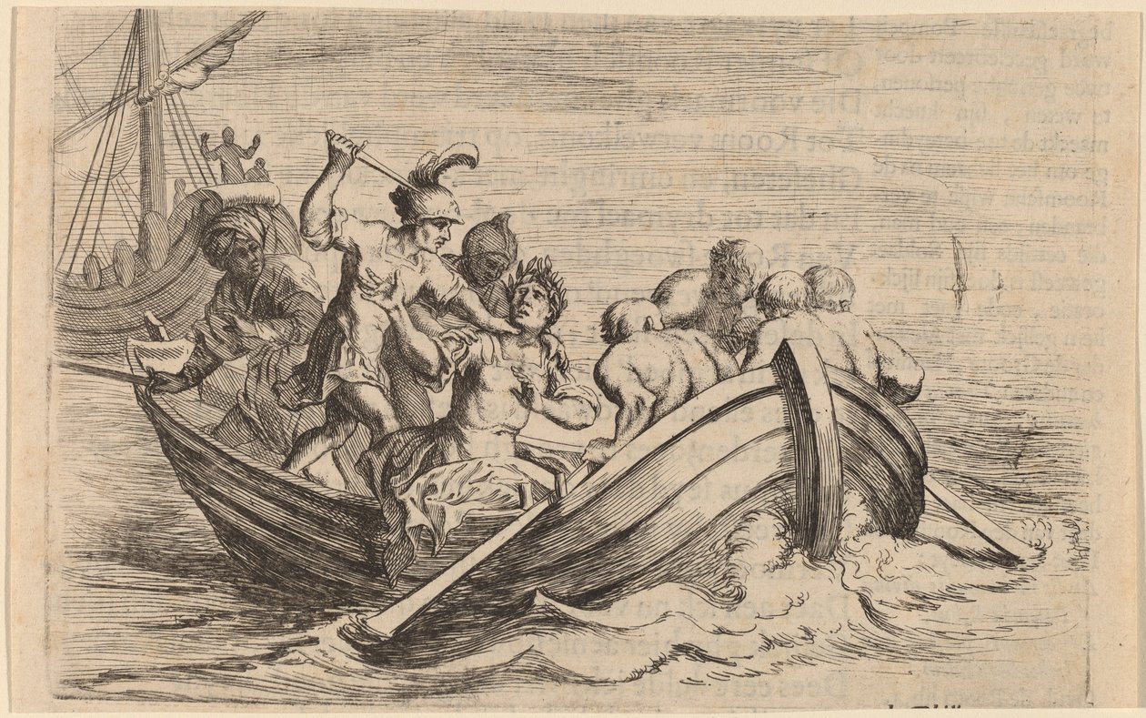 Knivstikket af Pompejus af Willem Basse