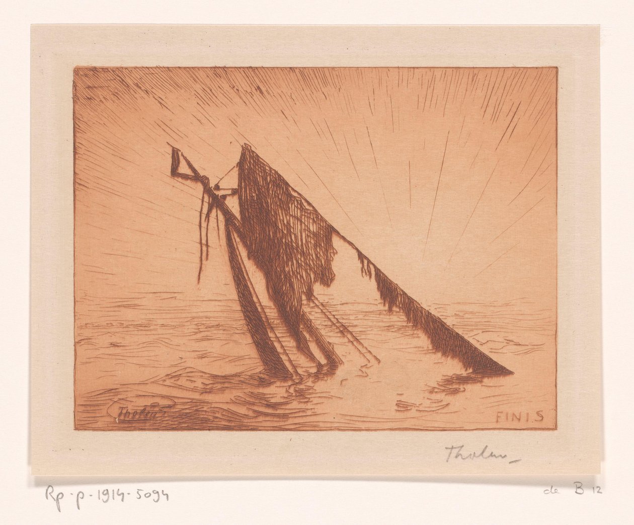 Finis (original titel på objekt) af Willem Bastiaan Tholen (signed by artist)
