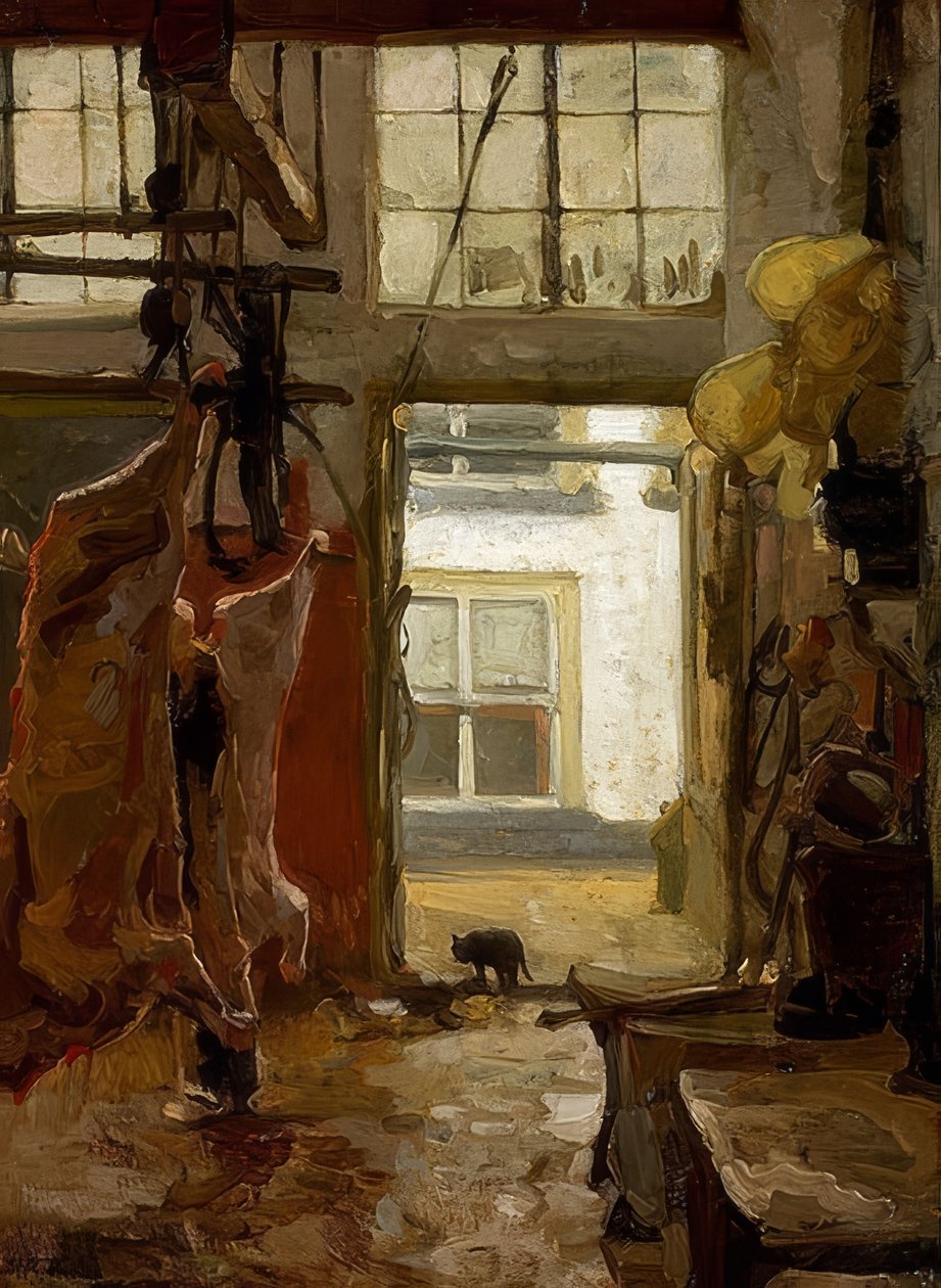 Slagteri. 1889 af Willem Bastiaan Tholen