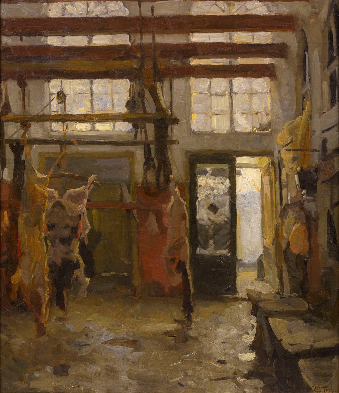 Slagteri, 1890. af Willem Bastiaan Tholen