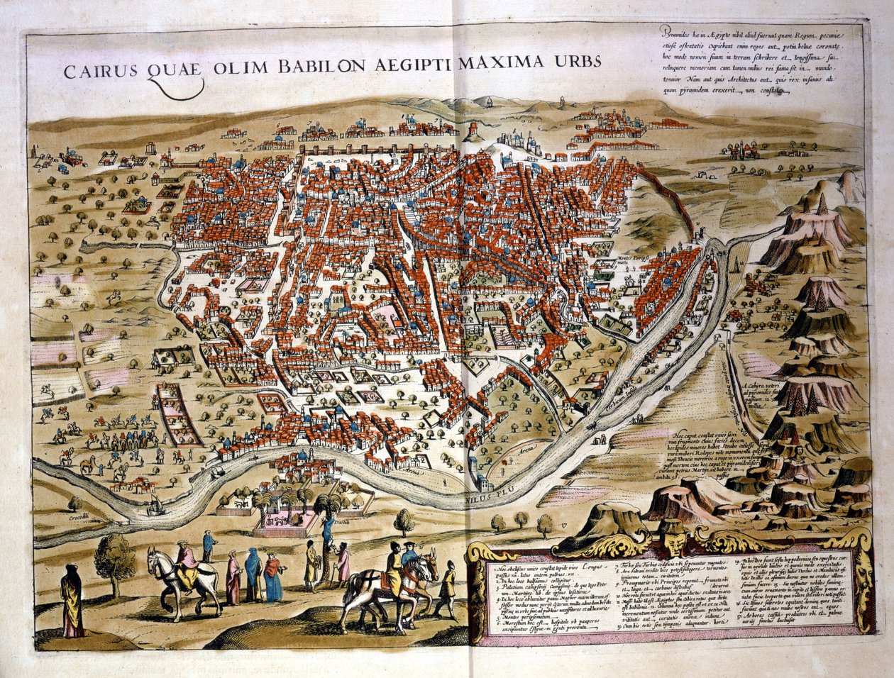 Cairo. Atlas af Wilhelm Blaeu, Amsterdam 1630. af Willem Blaeu