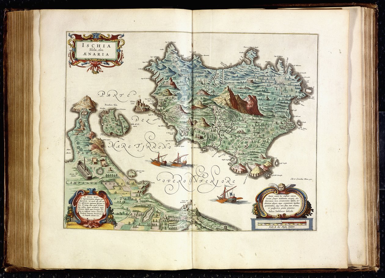 Ischia, 1642dani af Willem Blaeu