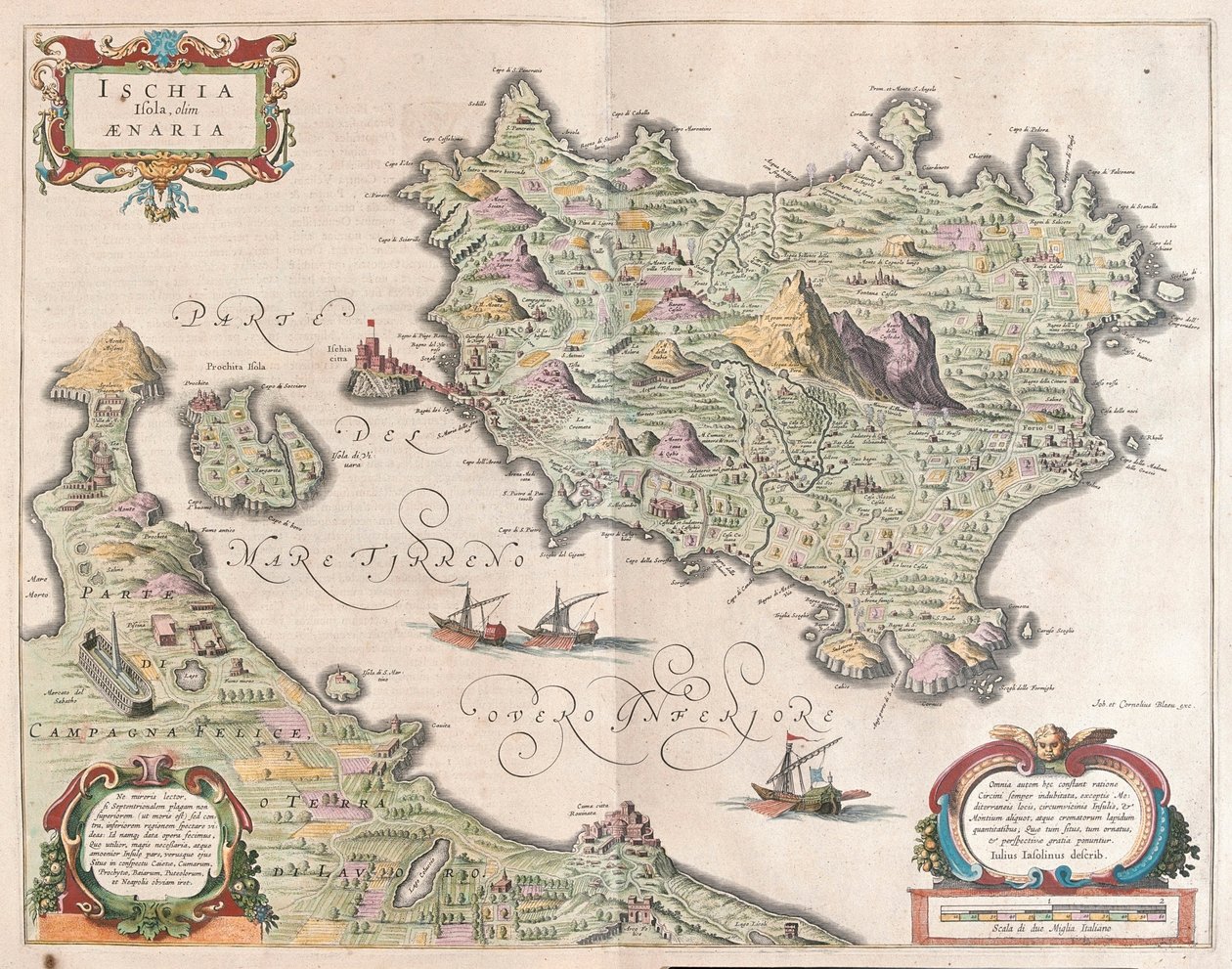 Øen Ischia, Italien, i 