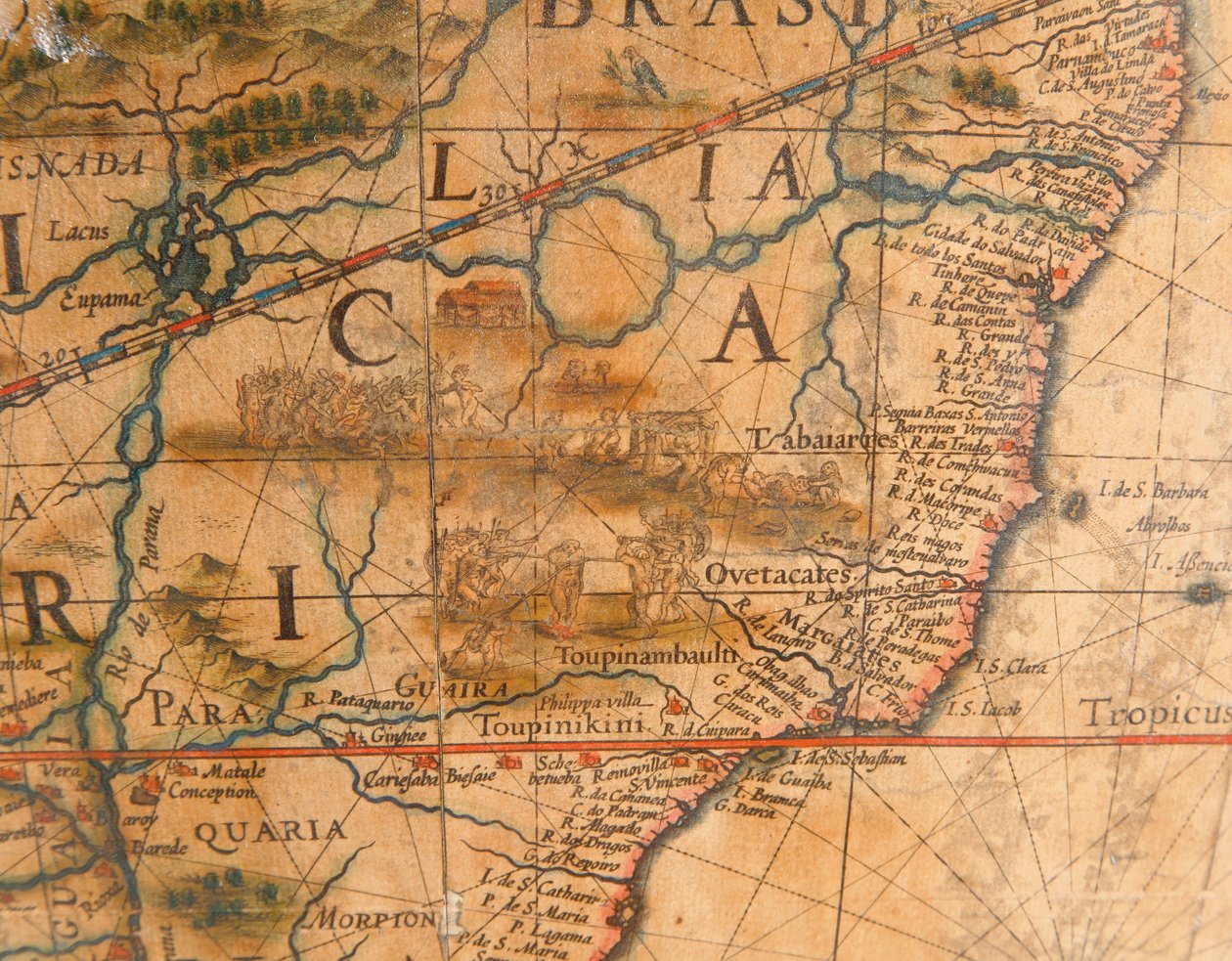 Store par bibliotekskugler, de jordiske 1645/48, de himmelske efter c.1630 af Willem Blaeu