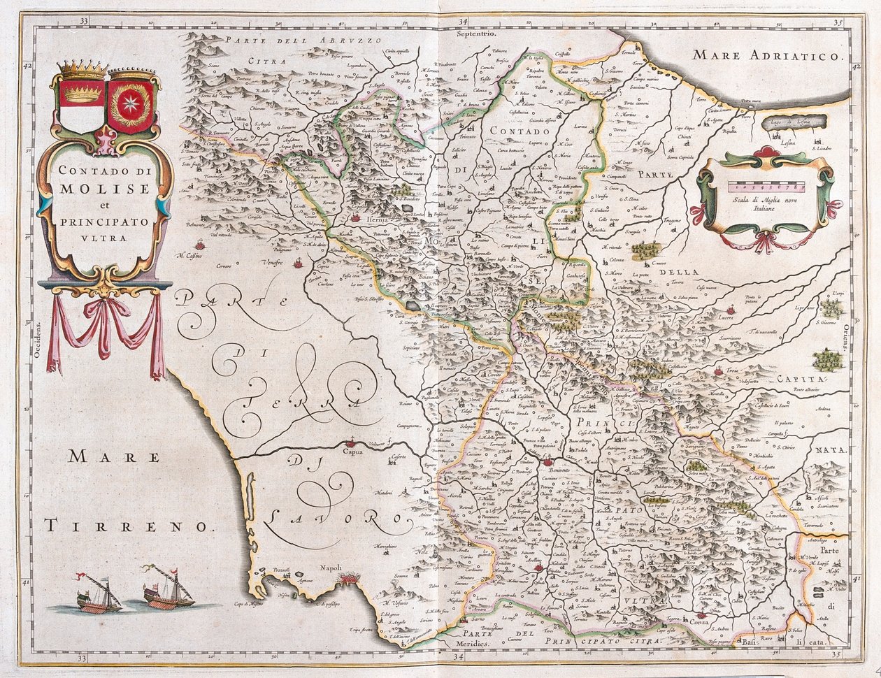 Molise, Benevento, Avellino, Italien, i 
