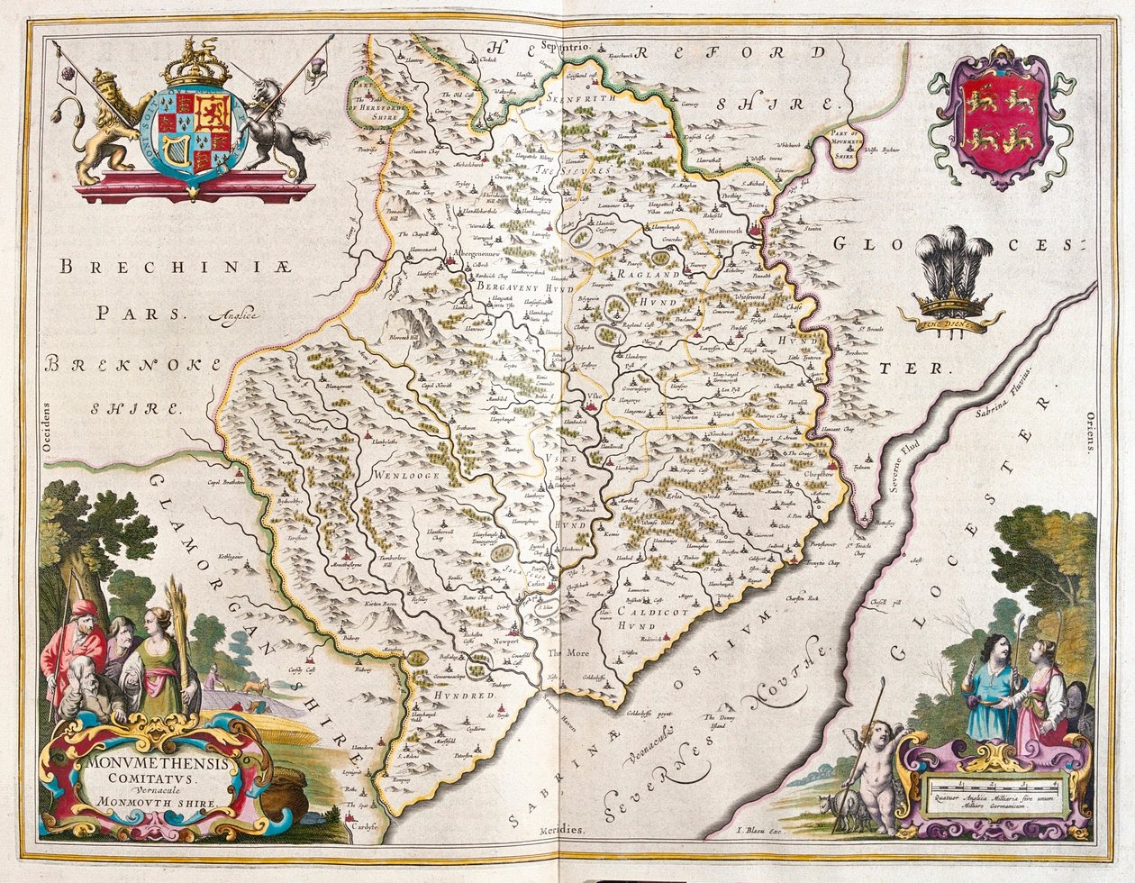 Monmouth shire (england og wales), i 