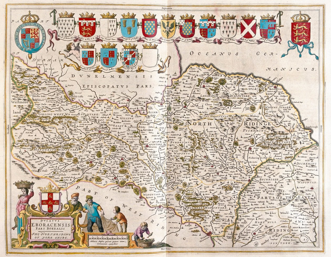 Den nordlige del af Yorkshire, i 